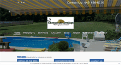 Desktop Screenshot of chesapeakeawnings.com